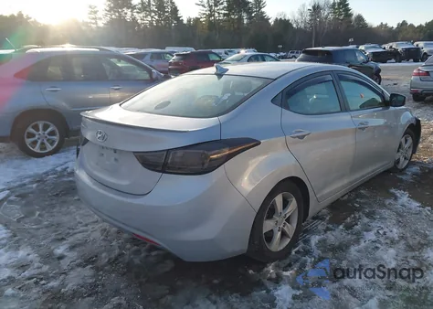 2011 Hyundai Elantra Gls from USA, damaged, VIN 5NPDH4AE5BH032041